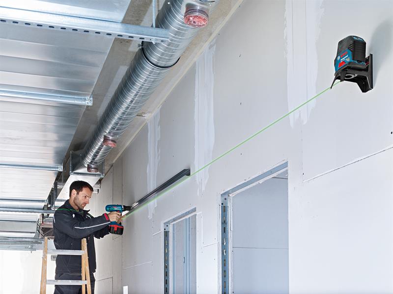 Bosch GCL 215-G Professional Self-Levelling Cross Line Laser Green BSHGCL215G