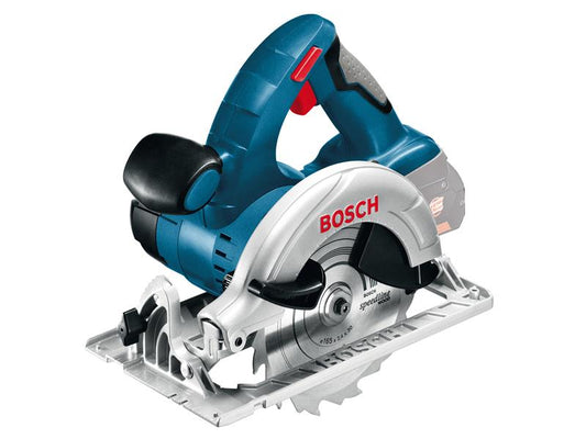 Bosch Circular Saw 165mm 18V Bare Unit Ergonomically Shaped Handle GKS 18V-LIN
