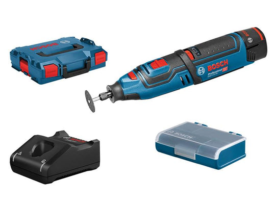 Bosch GRO 12V-35 Rotary Tool 12V 2 x 2.0Ah Li-ion + Accessories BSHGRO12V35