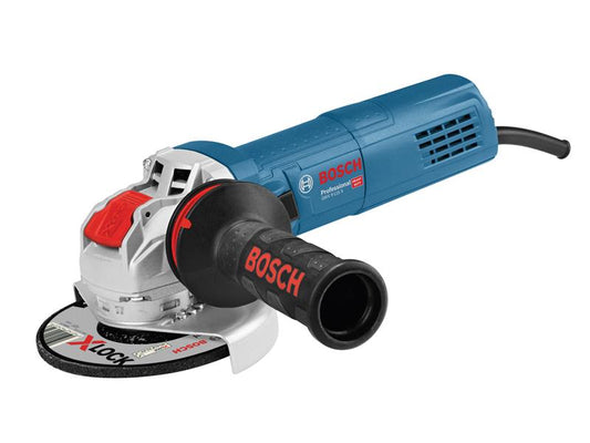 Bosch Professional Angle Grinder X-LOCK 900W 110V With Side Handle GWX 9-115 S