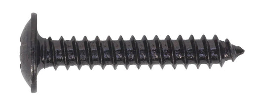 Sealey Self-Tapping Screw 4.2 x 25mm Flanged Head Black Pozi Pack of 100 BST4225