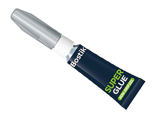Bostik Superglue Non-Drip Gel Tube 3g BST806153