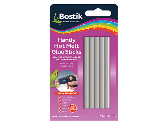 Bostik Handy Hot Melt Glue Sticks (Pack 14) BSTHGSAP