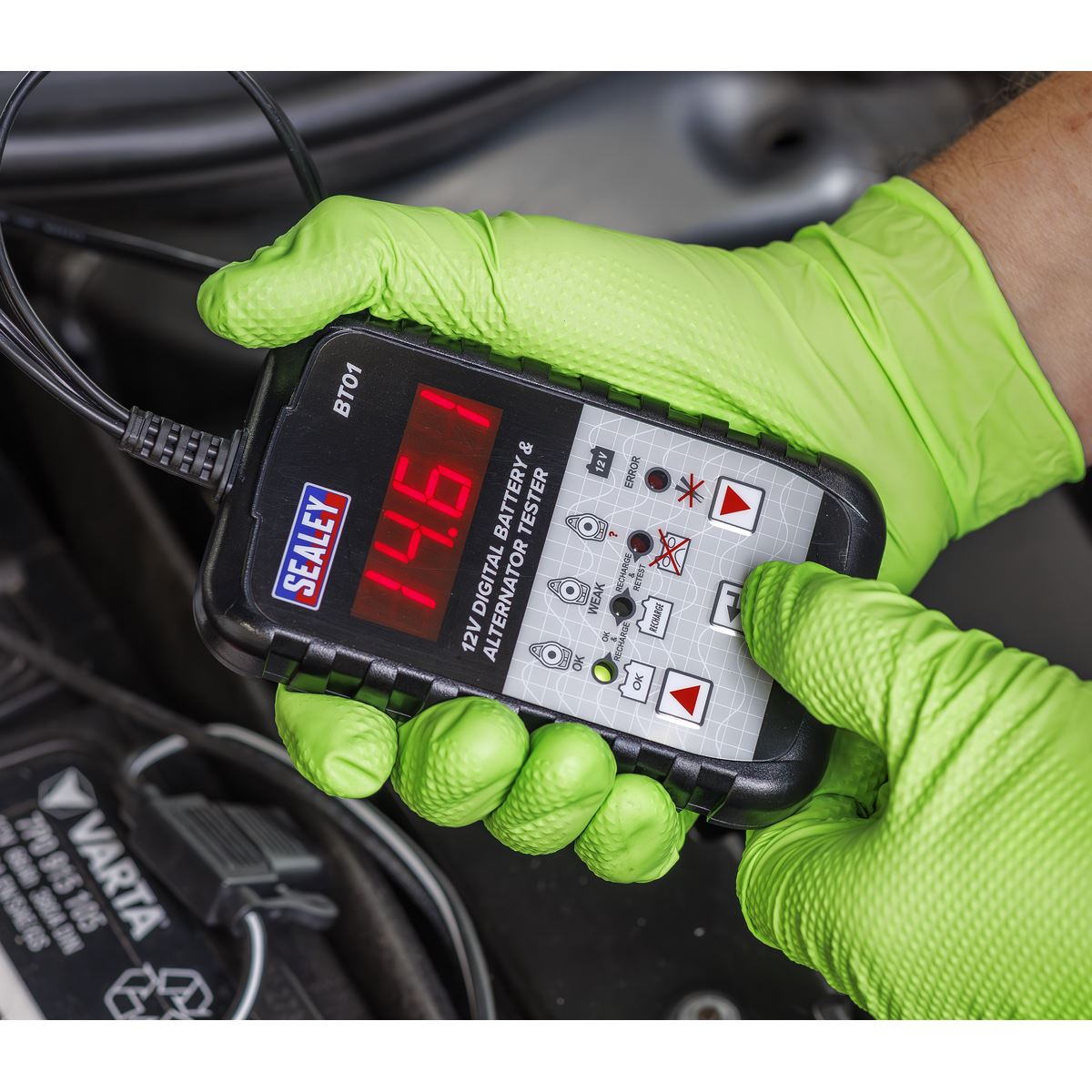 Sealey Digital Battery & Alternator Tester 12V BT01