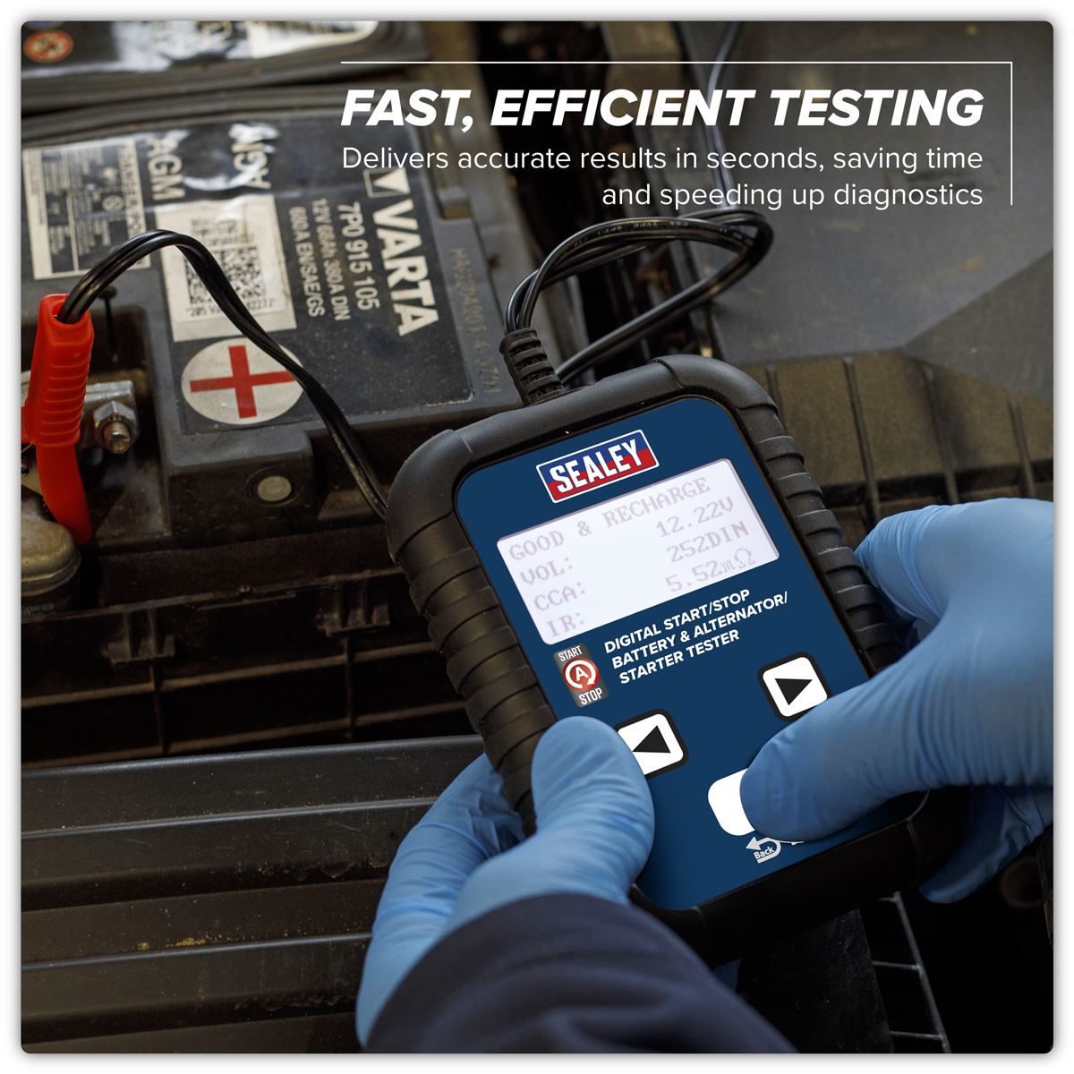 Sealey Digital Start/Stop Battery & Alternator/Starter Tester 12/24V BT2011