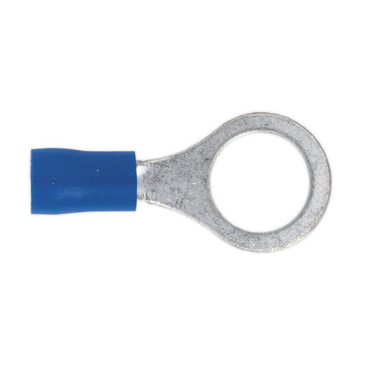Sealey Easy-Entry Ring Terminal �10.5mm (3/8") Blue Pack of 100 BT23