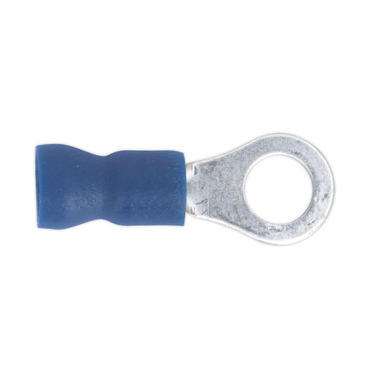 Sealey Easy-Entry Ring Terminal �5.3mm (2BA) Blue Pack of 100 BT25