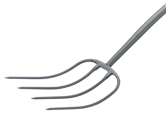 Bulldog All-Metal 4-Prong Manure Fork T-Handle BULBMFT
