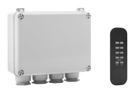 Byron Outdoor 3-Way Switch Box & Remote BYRSH5SET