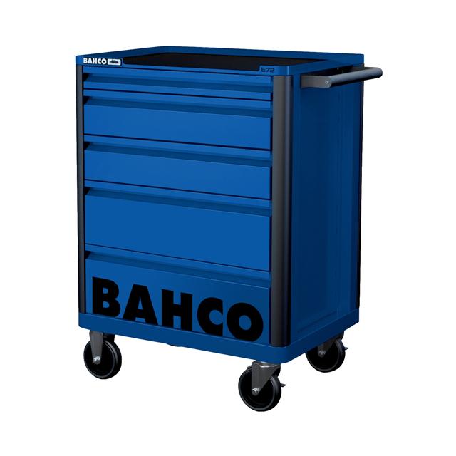 Bahco 5 Drawer Tool Trolley Blue E72 Workshop Cabinet Storage HUB 26in 1472K5BLUE