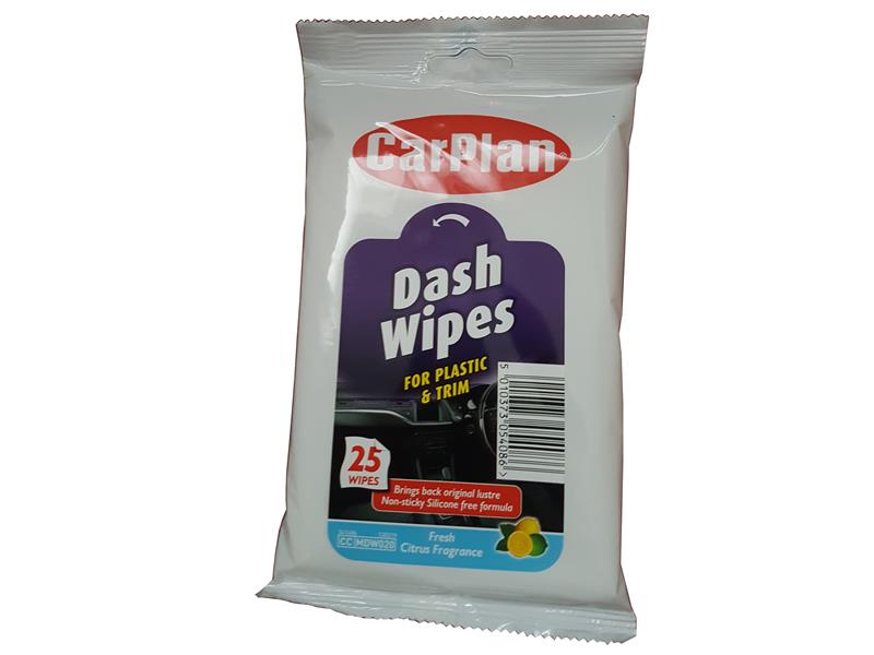 CarPlan Dash Wipes (Pouch of 25) C/PMDW020