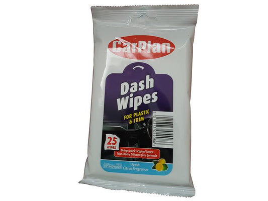 CarPlan Dash Wipes (Pouch of 25) C/PMDW020