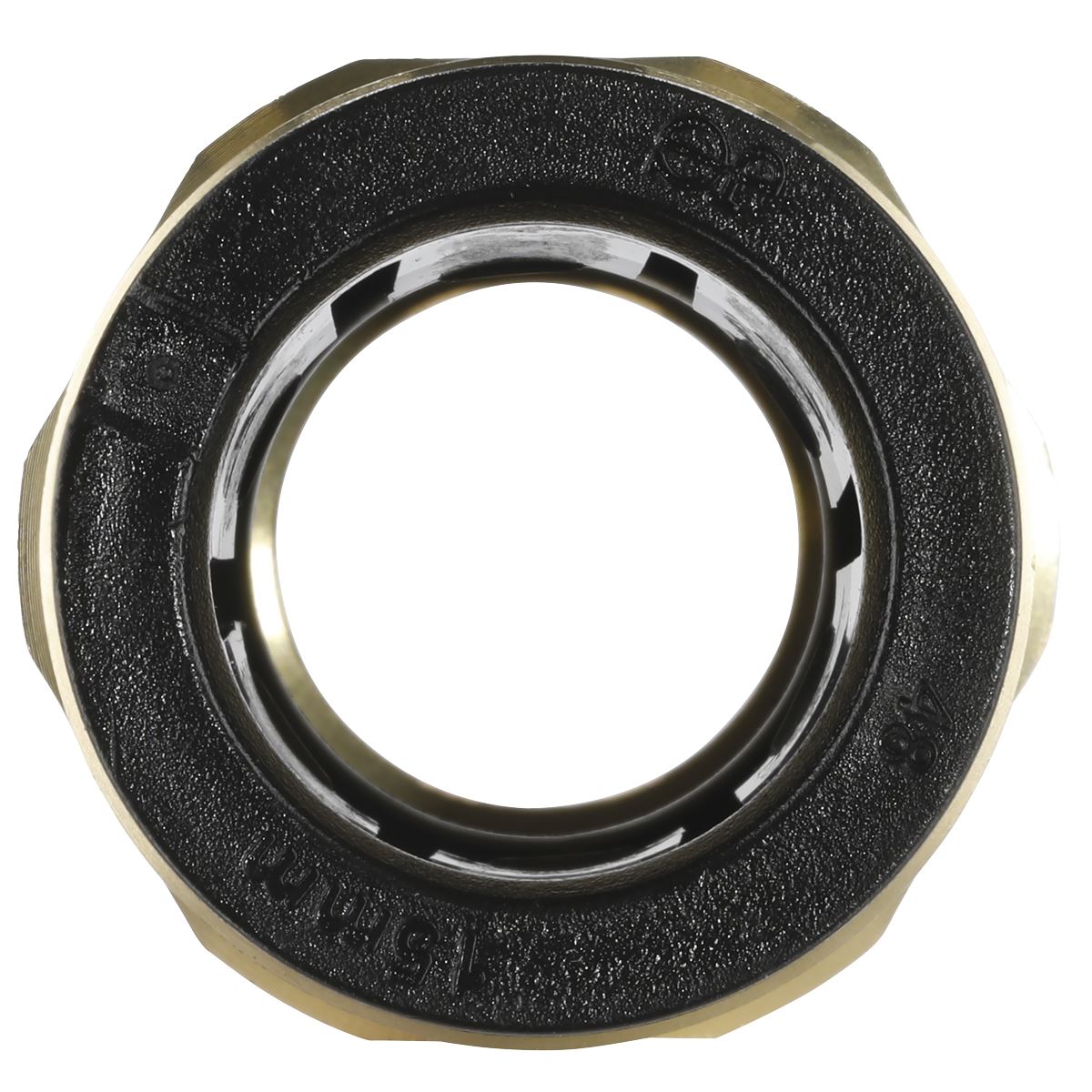 Sealey Straight Adaptor 15mm x 1/2"BSPT Brass Speedfit MM011504N) CAS15BSA