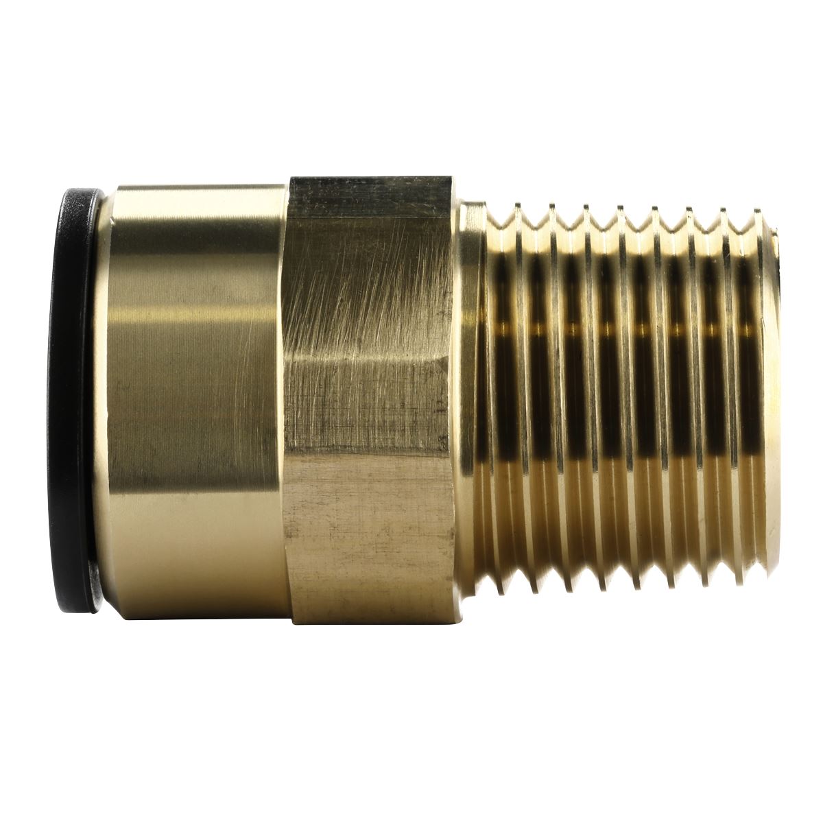 Sealey Straight Adaptor 15mm x 1/2"BSPT Brass Speedfit MM011504N) CAS15BSA