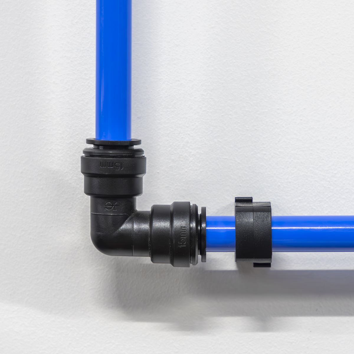 Sealey Equal Air Pipe Elbow 15mm Pack of 5 John Guest Speedfit PM0315E CAS15EE