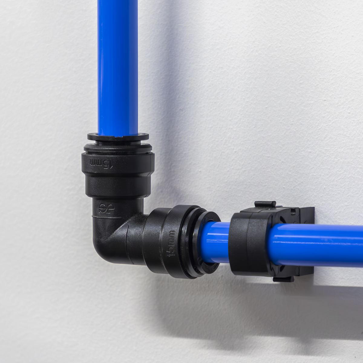 Sealey Equal Air Pipe Elbow 15mm Pack of 5 John Guest Speedfit PM0315E CAS15EE