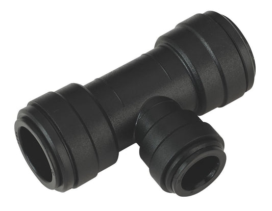 Sealey Reducing Air Pipe Tee 22- to 15mm Pack of 5 John Guest Speedfit CAS2215T