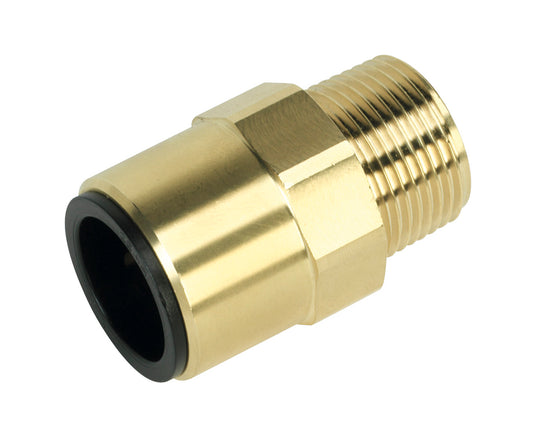 Sealey Straight Adaptor 22mm x 3/4"BSPT Brass Speedfit MM012206N) CAS22BSA