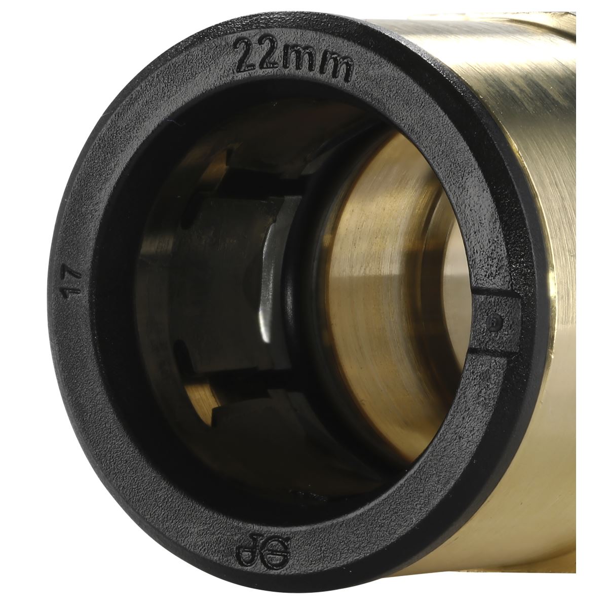 Sealey Straight Adaptor 22mm x 3/4"BSPT Brass Speedfit MM012206N) CAS22BSA