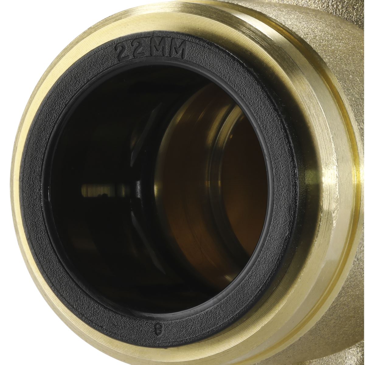 Sealey Wingback Air Pipe Elbow 22mm x 3/4BSP Brass John Guest Speedfit CAS22BWE