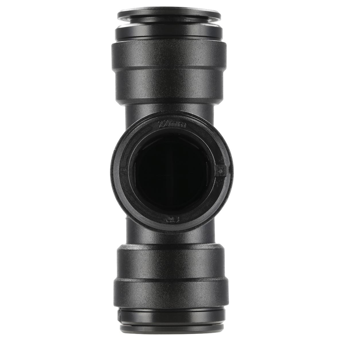 Sealey Equal Air Pipe Tee 22mm Pack of 5 John Guest Speedfit PM0222E CAS22ET