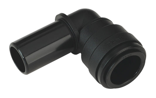 Sealey Air Pipe Stem Elbow 22mm Pack of 2 John Guest Speedfit PM222222E CAS22SE