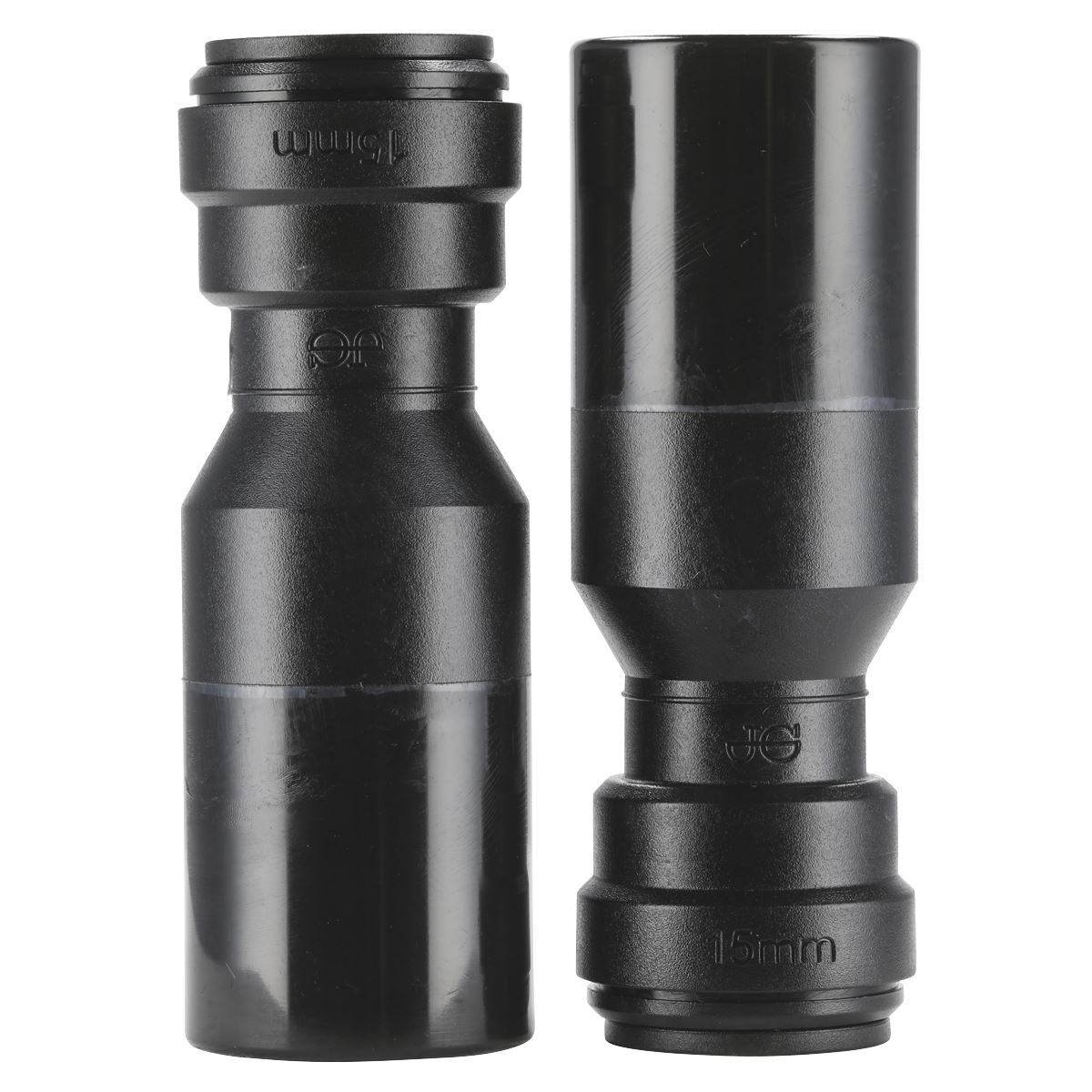 Sealey Air Pipe Reducer 28-15mm Pack of 2 John Guest Speedfit PM062815E CAS2815