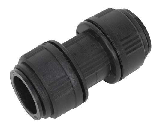 Sealey Straight Air Pipe Connector 28mm Pack of 5 John Guest Speedfit CAS28SC