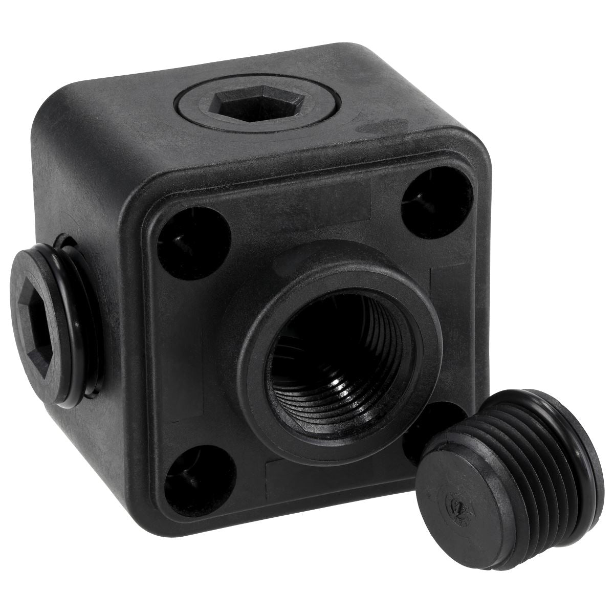 Sealey Porting Block 5 x 1/2"BSP Connection John Guest Speedfit JG-L-WSK) CASPB