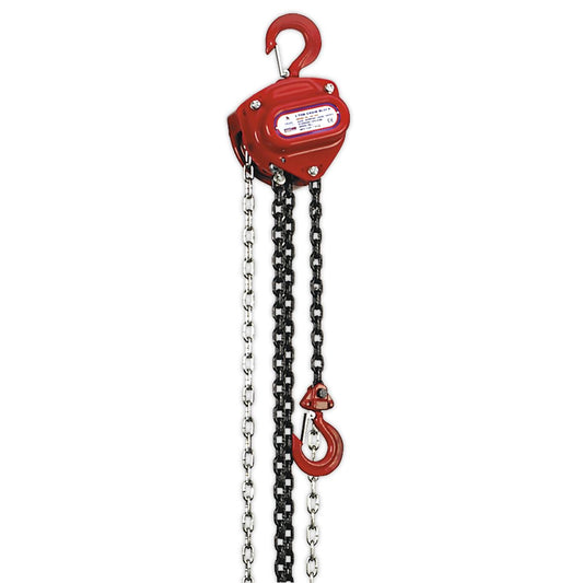Sealey Chain Block 1 Tonne 2.5m CB1000