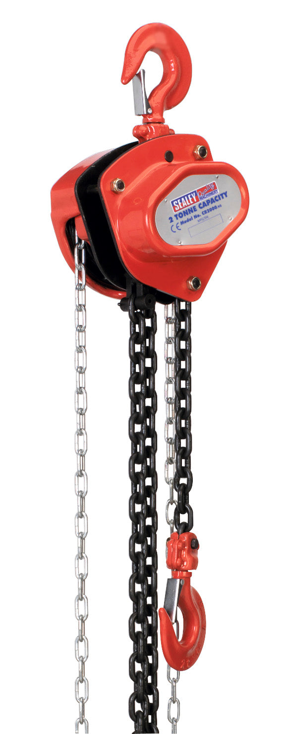 Sealey Chain Block 2 Tonne 3m CB2000