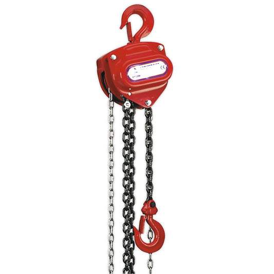 Sealey Chain Block 2 Tonne 3m CB2000