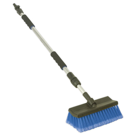 Sealey Large Angled Flo-Thru Brush with 1.7m Telescopic Handle CC50