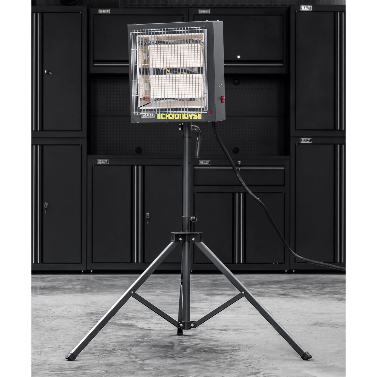 Sealey Ceramic Heater with Tripod Stand 1.2/2.4kW - 110V CH30110VS