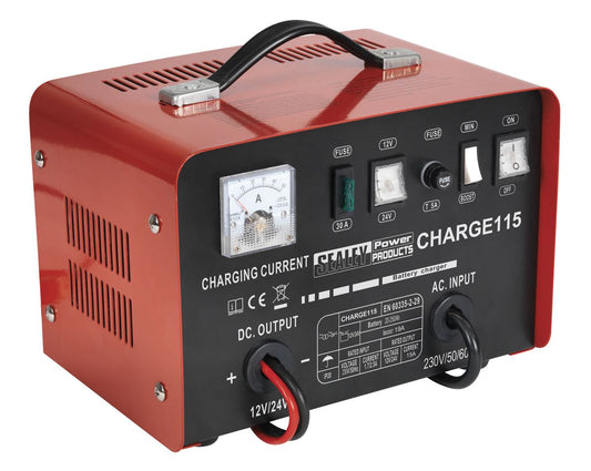 Sealey Battery Charger 19Amp 12V/24V 230V CHARGE115
