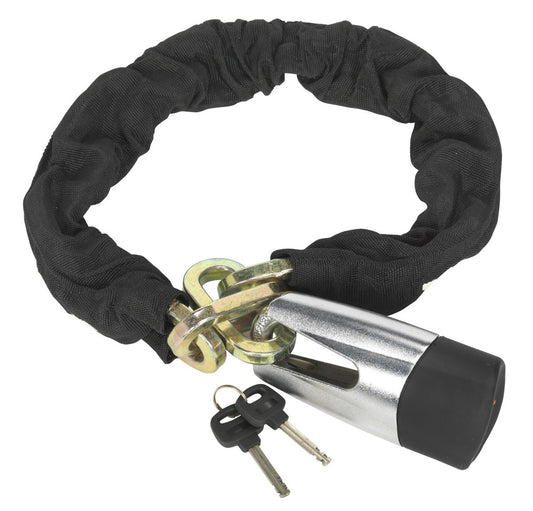Sealey Motorcycle Chain & Disc Lock 10.5 x 10.5 x 1500mm 4* ART Approved CLA109DL