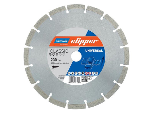 Norton Clipper Classic Universal Blue Diamond Blade 300 x 20mm CLI626811