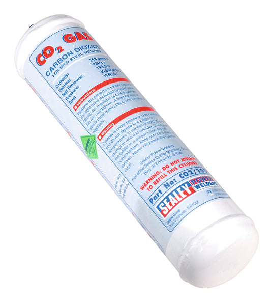 Sealey Gas Cylinder Disposable Carbon Dioxide 390g CO2/100