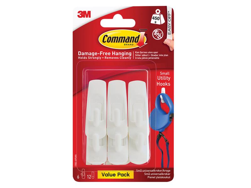 Command™ Small Utility Hooks Value Pack (Pack 6) COM170026