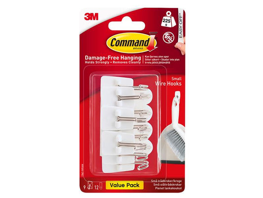 Command™ White Wire Hooks Value Pack (Pack 9) COM170679VP