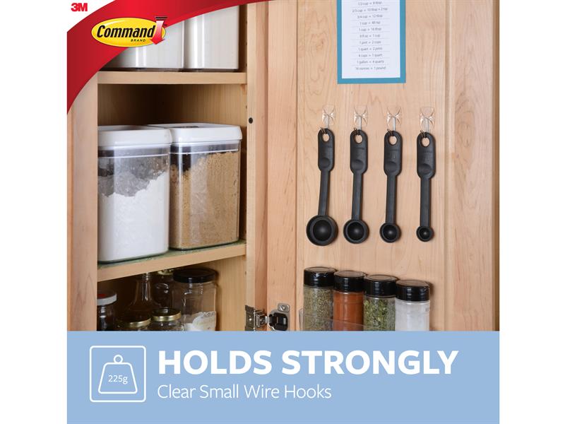 Command™ Clear Wire Hooks Value Pack (Pack 9) COM17067CLR9