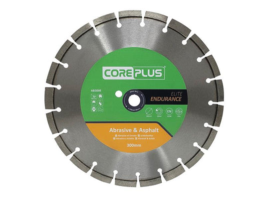 CorePlus AB300E Elite Abrasive & Asphalt Diamond Blade 300mm CORDBAB300E