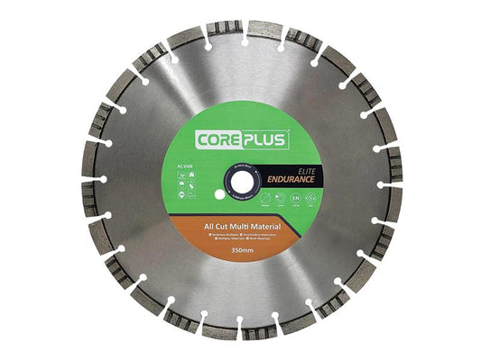 CorePlus AC350E Elite All Cut Multi-Material Diamond Blade 350mm CORDBAC350E