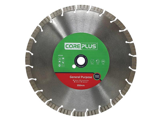 CorePlus GP350 General-Purpose Hybrid Turbo Diamond Blade 350mm CORDBGP350