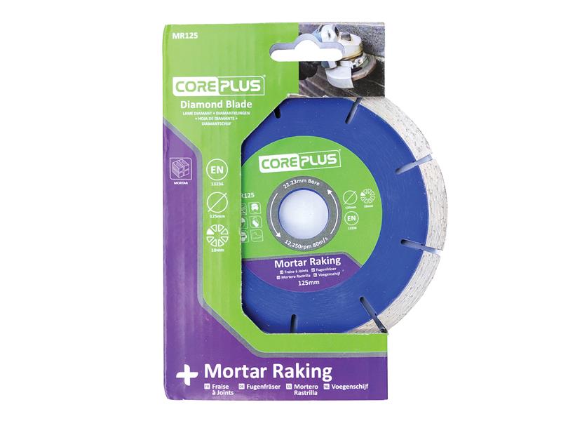 CorePlus MR125 Mortar Raking Diamond Blade 125mm CORDBMR125
