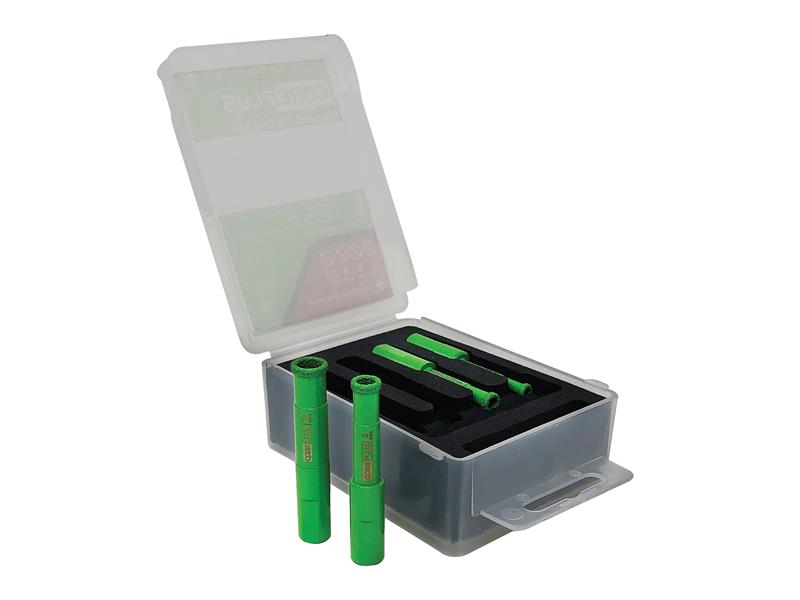 CorePlus DTDM4PC Diamond Tile Drill Bit Set, 4 Piece CORDTDM4PC