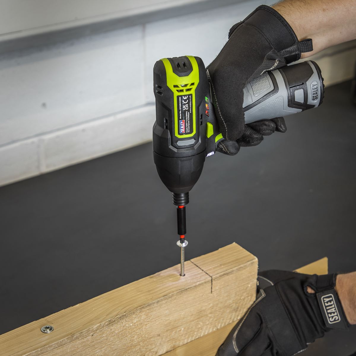 Sealey Combi Drill & Impact Driver Kit 2 x 10.8V SV10.8 Series CP108VCOMBO3