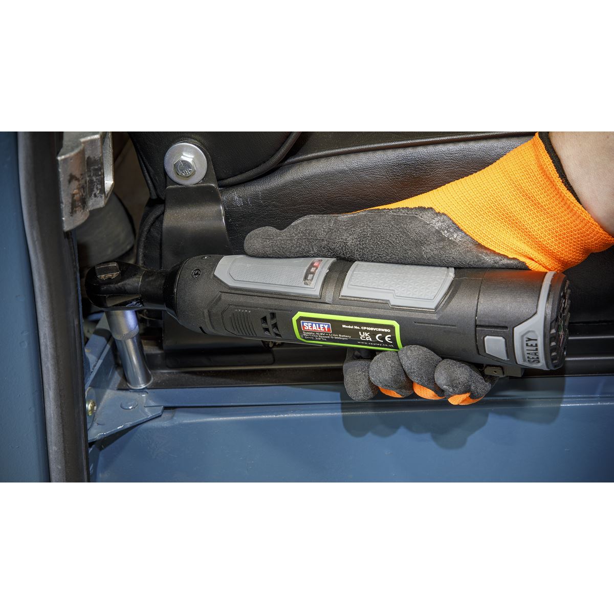 Sealey 3/8"D Cordless Ratchet Wrench 10.8V SV10.8 Series Body Only CP108VCRWBO