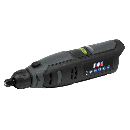 Sealey Multipurpose Mini Grinder & 50pc Accessory Kit 10.8V SV10.8 Series - Body Only CP108VMGBO