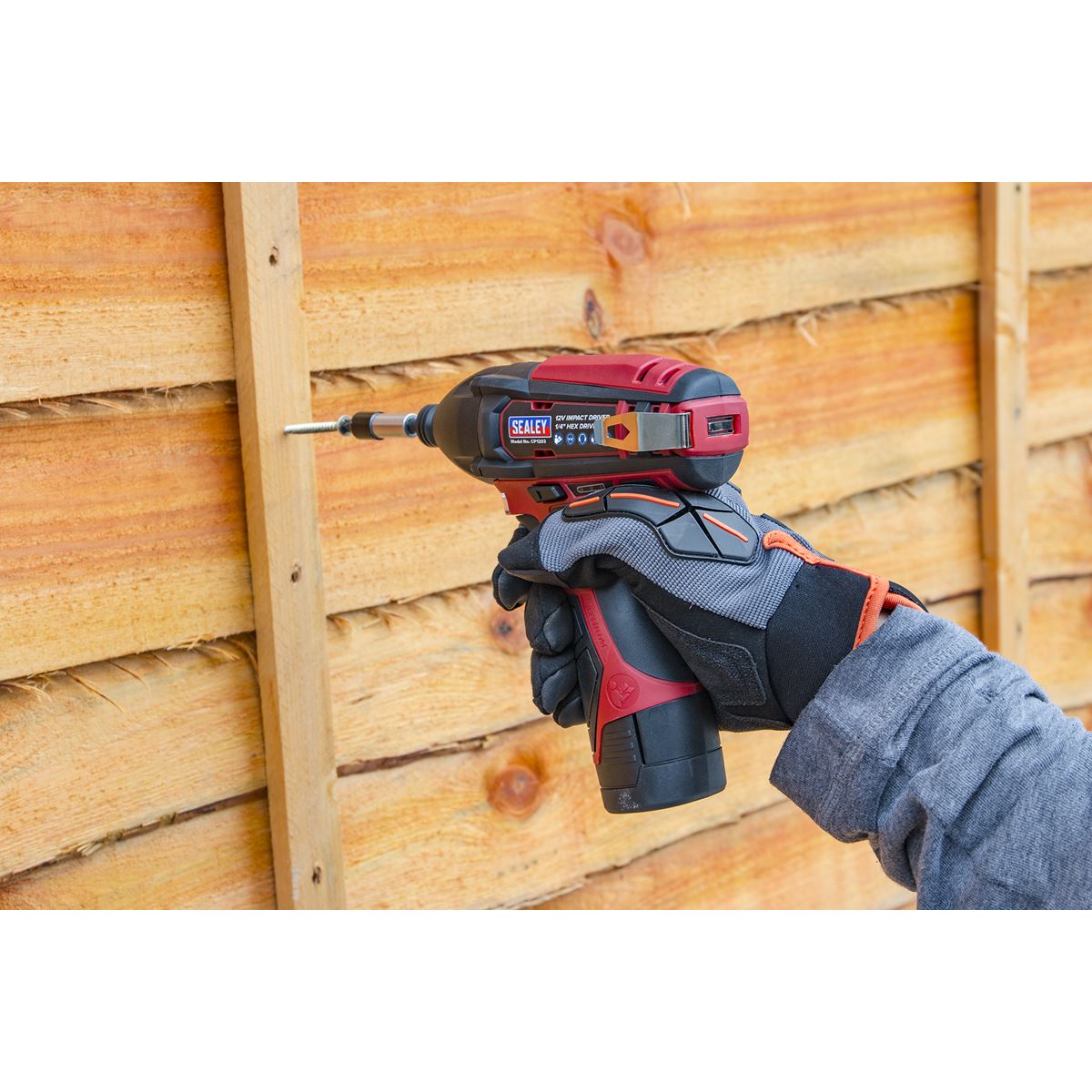 Sealey Cordless Impact Driver 1/4"Hex Drive 12V SV12 Series - Body Only CP1203